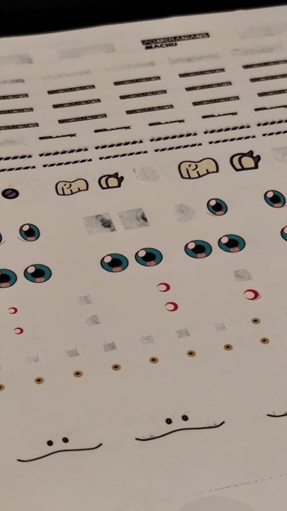 マチュッガイ用 自作デカール