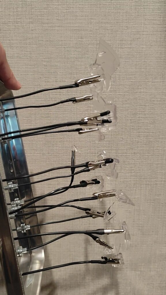 マグネット式塗装クリップの活用例1