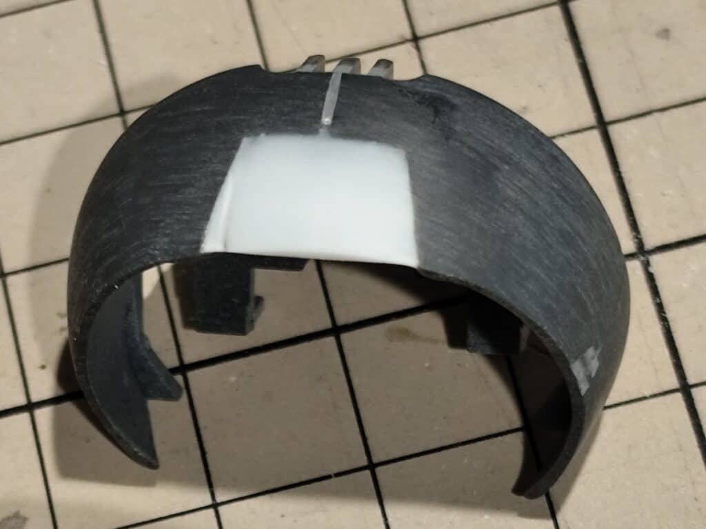 キュベレイダムド 前腕部フラット化1