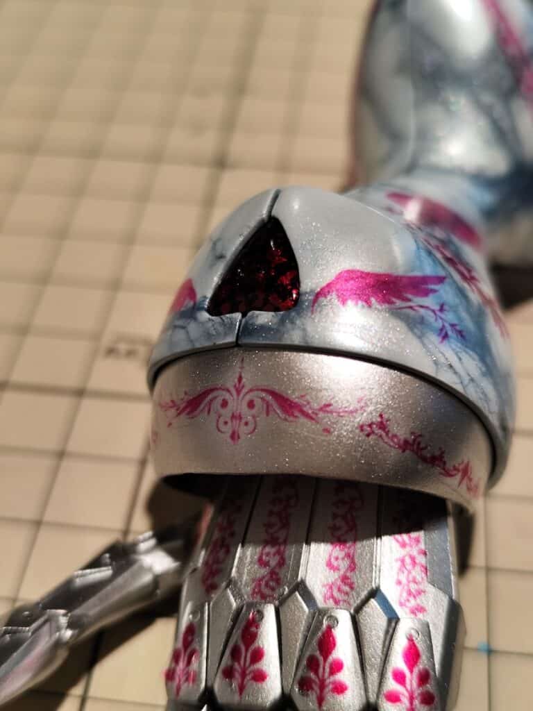 キュベレイダムド 前腕部フラット化2